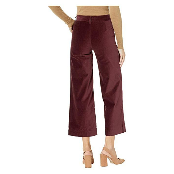 NWT Frye Nadia Velvet Wide Leg Pants Sassafras 28 - Picture 2 of 3